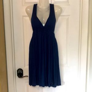 Blue Jersey midi dress